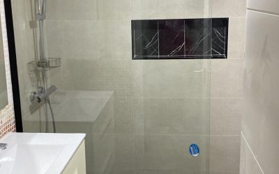 Reforma: Cambio de bañera por plato con nicho